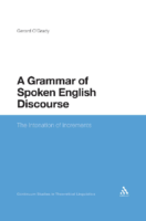 A Grammar Of Spoken English Discourse The Intonation Of Increments