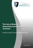 Abortion Guideline Summary