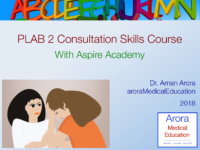 Arora Medical Education Plab 2 Communication Course Slides