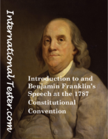 Benjamin Franklin Constituional Convention Tpt