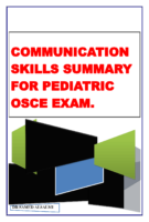 Communication Skills Summary For Pediatric Osce Exam