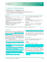 Consent In Clinical Practice