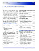 Cpd Questions For Volume 16 Number 3