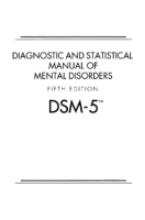 Diagnostic And Statistical Manual Of Mental Disorders, 5Th Edition