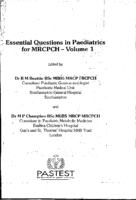 Essential Questions In Paediatrics For Mrcpch Vol1