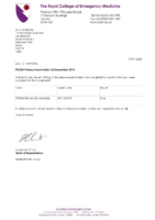 FRCEM Primary Examination 05 December 2019