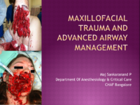 Faciomaxillary Injuries And Advanced Airways