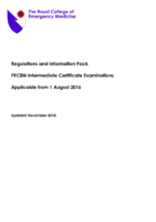 Frcem Intermediate Certificate Information