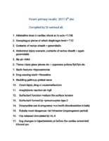 Frcem Primary Recalls 2017 6Th Dec