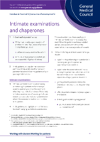 Gmc Intimate Examinations And Chaperones
