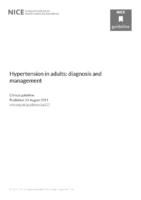 Hypertension In Adults Diagnosis And Management