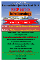 Infectiousology Mrcp I Passmedicine 2019 Q Bank