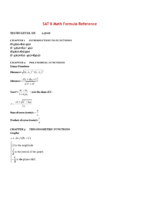 Math 2 Formula Reference