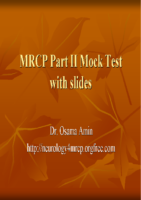 Mrcp Part Ii Mock With Slides
