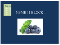 NBME 11 BLOCK 1-4 (with Answers)