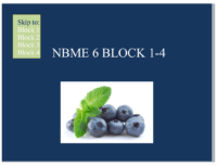 NBME 6 BLOCK 1-4 (with Answers)