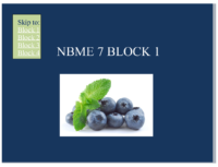 NBME 7 BLOCK 1-4 (with Answers)
