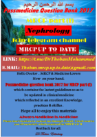 Nephrology Passmedicine Q Bank Part I 2017