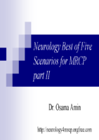 Neurology Bof Scanrios For Mrcp Part Iı