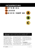 Arterial Blood Gases