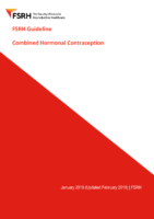 Combined Hormonal Contraception Fsrh 019