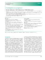 Constipation In Pregnancy (Pages 111–115)