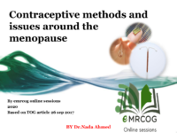 Contraceptive Methods And Issues Around The Menopause
