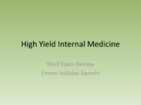 High Yield Internal Medicine Hymed