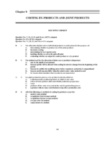 08 Costing By Products Joint Products