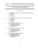 14 Activity Accounting Activity Based Costing Activity Based Management (1)