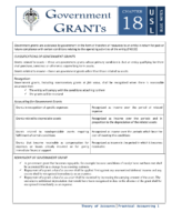 18 Governement Grants