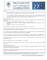 27 Provisions And Contingent Liabilities