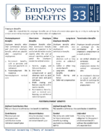 33 Employee Benefits