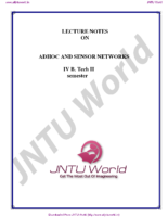Adhoc And Sensor Networks Notes