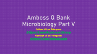 Amboss Q Bank Microbiology Part V