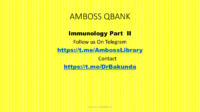 Amboss Qbank Immunology Part Iı
