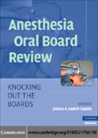 Anaesthesia Oral Board Review