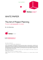 Art Of Project Planning