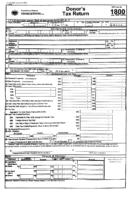 Bır Form 1800 Donors Tax Return