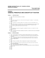 C01 General Prıncıples And Concepts Of Taxatıon