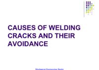 Causes Of Weldıng Cracks And Theır Avoıdance