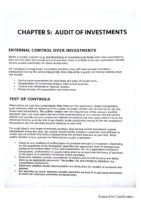 Chapter 05 Audıt Of Investments Discussion