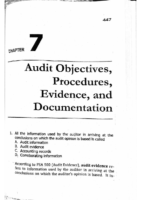 Chapter 07 Audit Evidence And Documentation