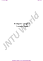 Computer Graphics 2