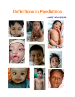 Definitions İn Paediatrics