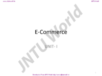 E Commerce Notes