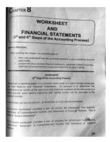 Far (Accounting Cycle) 6 7 Worksheet And Financial Statements