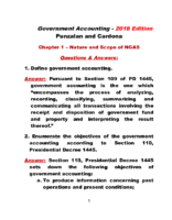 Government Accounting (2018 Ed) Punzalan