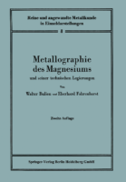 Metallography Of Magnesium Alloys