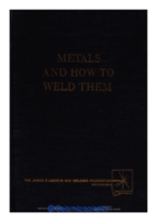 Metals And How To Weld Them James